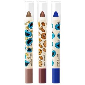 Wet n Wild Sesame Street “Om Nom Nom” 3 pc. Multi-Stick Set (NWT)